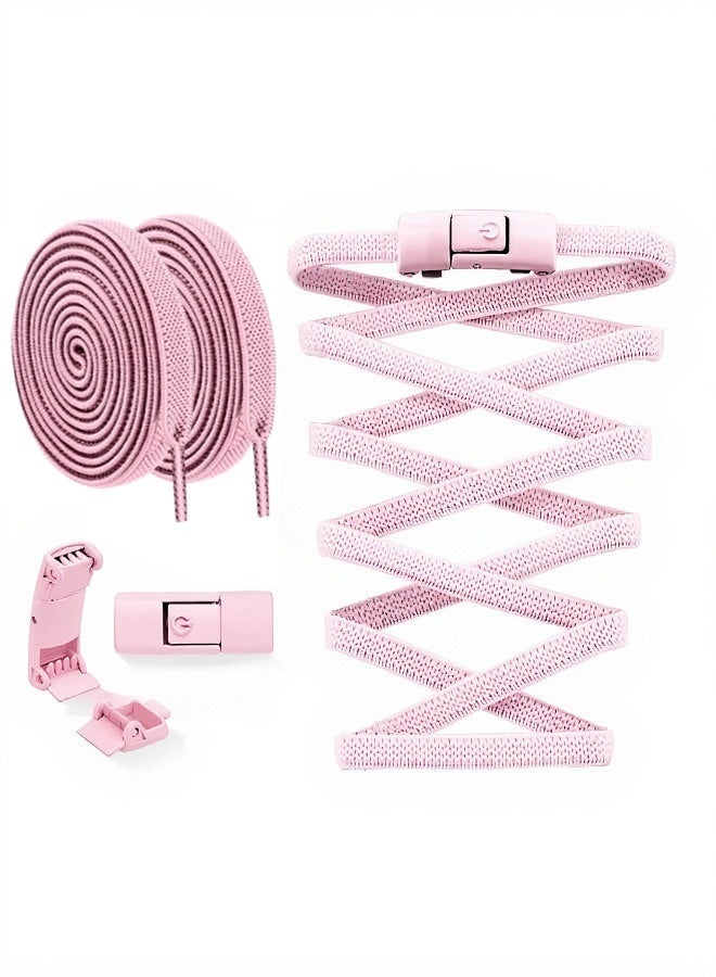 شيبشيب أربطة حذاء مطاطية بدون ربط للأطفال والكبار، أربطة حذاء قابلة للتعديل بدون عقد - Image 1