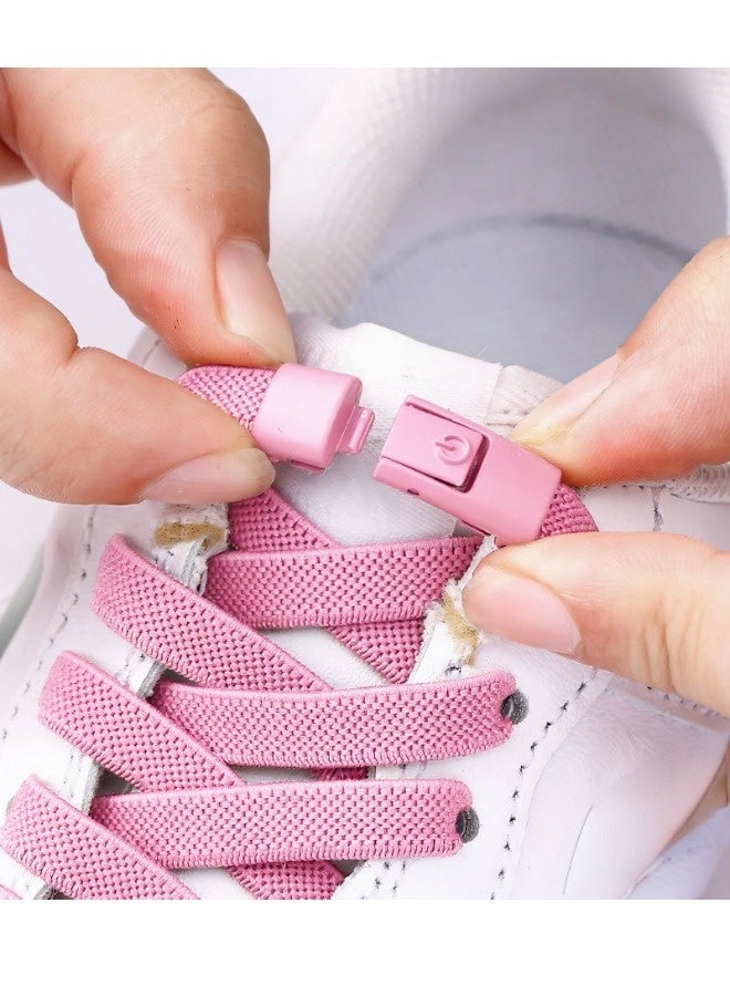 شيبشيب أربطة حذاء مطاطية بدون ربط للأطفال والكبار، أربطة حذاء قابلة للتعديل بدون عقد - Image 4