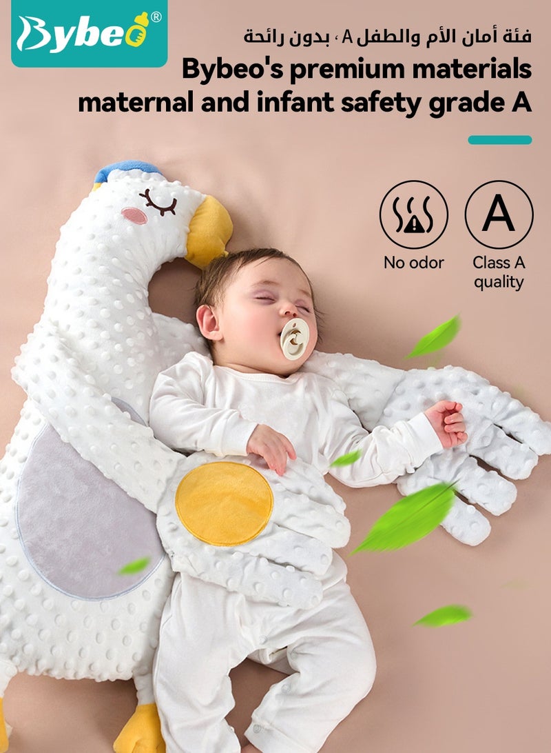 بيبو دمية تهدئة النوم للأطفال مع راحة تهدئة تلقائية، وسادة تدليك للأطفال حديثي الولادة، مهدئ للنوم للأطفال، وسادة رعاية للنوم للأطفال مع جهاز تحكم عن بُعد، وسادة لتقليل الانزعاج للأطفال للوقاية من الانزعاج المفاجئ، تصميم لطيف. - Image 4