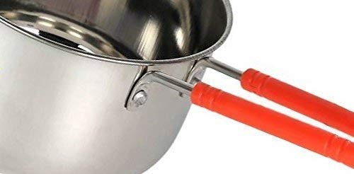 Yshopz Gas and Induction Base Stainless Steel TeaCoffee Tope Saucepan with Handle Silver Set of 3  - Image 3