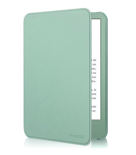 MoKo Case Fits 6" All-New Kindle (11th Generation-2024/2022 Release), Lightweight Shell Cover with Auto Wake/Sleep for Kindle 2024/2022 11th Gen e-Reader, Matcha - Image 1