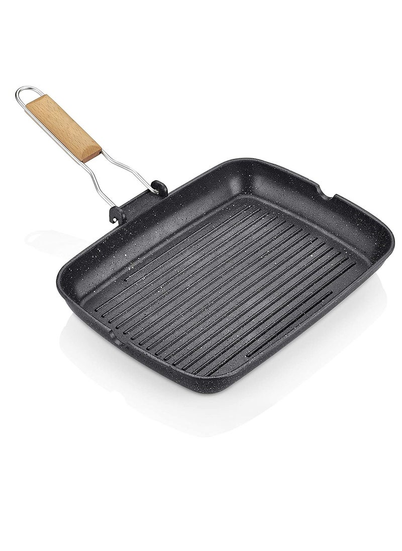سينبو Sinbo Casting Granite Grill Pan SP-5217  - Image 5