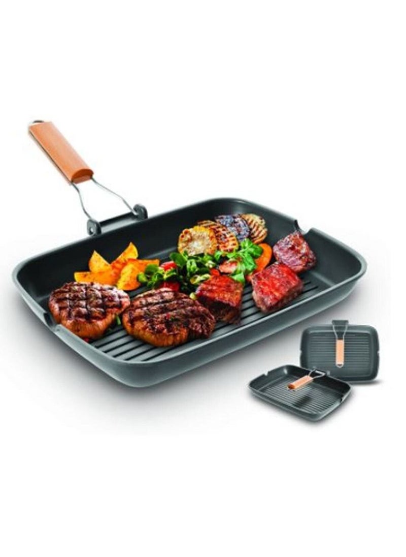 سينبو Sinbo Casting Granite Grill Pan SP-5217  - Image 2