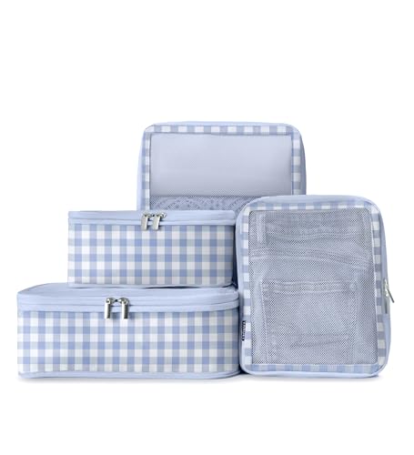 Vandel Space-Saving Compression Packing Cubes for Women, Men, Compressible Carry On Suit Case Organizer Luggage Packing Cubes for Travel Organizer Bags for Luggage and Backpacks, Suitcase Cube - Image 1