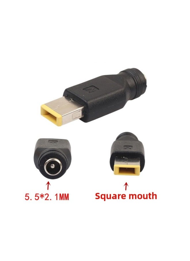 Generic For Lenovo ThinkPad X240G405 Power Conversion Line DC7.9 Adapter Round Mouth To Square Mouth Connector-Color:5521 Female To Square Port Male  - Image 1