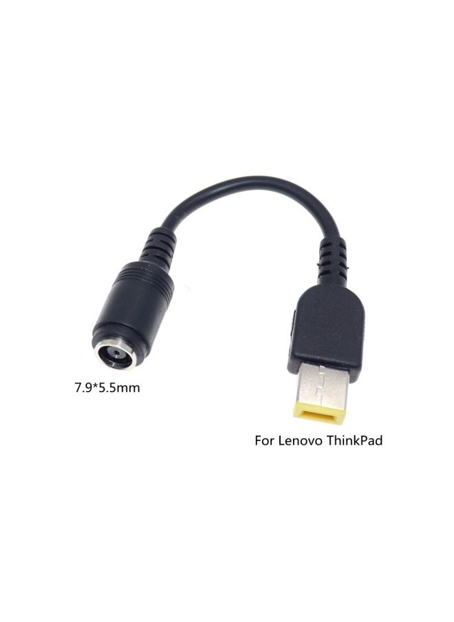 Generic For Lenovo ThinkPad X240G405 Power Conversion Line DC7.9 Adapter Round Mouth To Square Mouth Connector-Color:5521 Female To Square Port Male  - Image 3