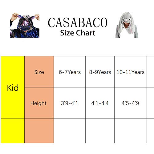 CASABACO Kid Reindeer Onesie Pajamas Deer Christmas Halloween Costume Boy Girl Animal Onepiece, Dot Deer, 140cm - Image 3