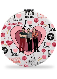 SEIRAA SEIRAA JoBros Band Pocket Mirror Rock Band Fans Gifts Music Group Compact Makeup Mirror Jonas Merchandise (3 Boy) 