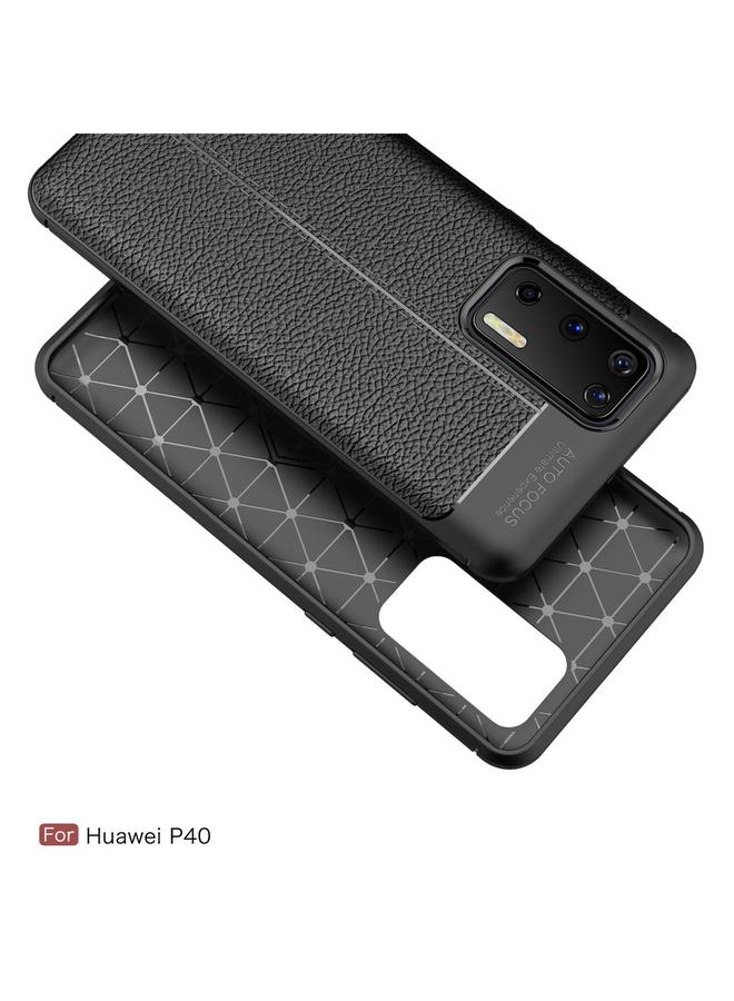 Zaboon Case For Huawei P40 Litchi Texture TPU Shockproof Case - Image 3