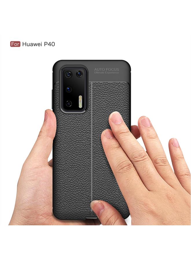 Zaboon Case For Huawei P40 Litchi Texture TPU Shockproof Case - Image 5