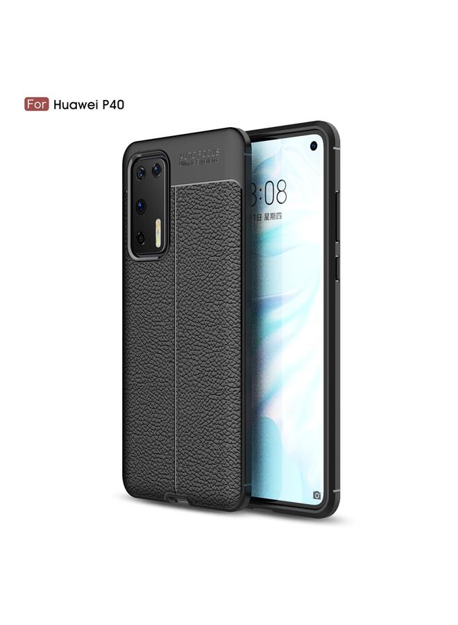 Zaboon Case For Huawei P40 Litchi Texture TPU Shockproof Case - Image 1