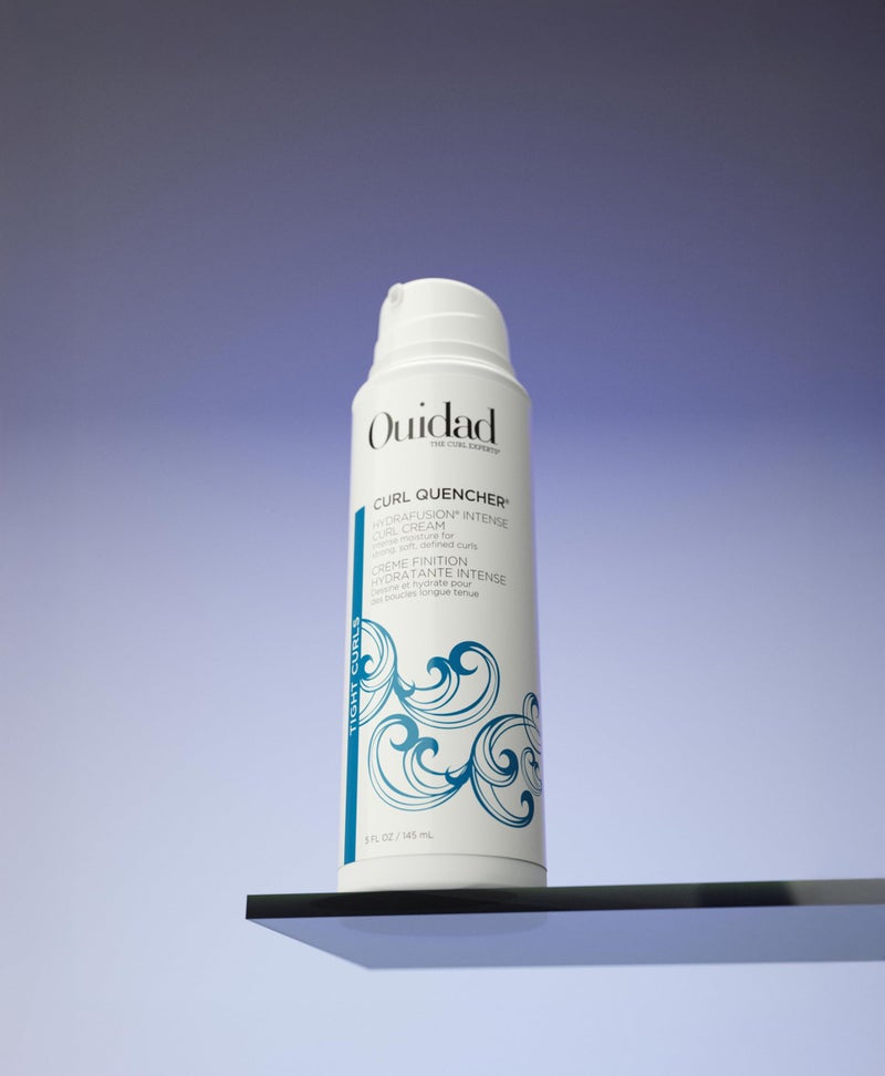 Ouidad Curl Quencher Hydrafusion Intense Curl Cream - 5 oz, Curl Defining Styler for Touchable Curls, Flexible Hold Frizz Control Curly Hair Cream, Helps Eliminate Dryness, For Tight Curls - Image 4