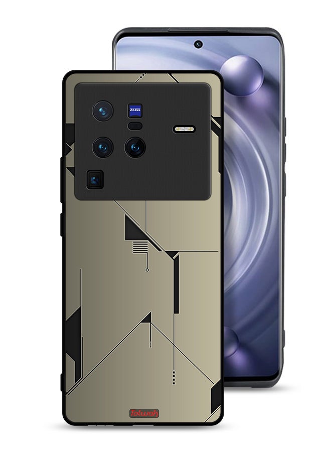 Tolwak Vivo X80 Pro Protective Case Cover Minimalism Abstract Digital Art - Image 1