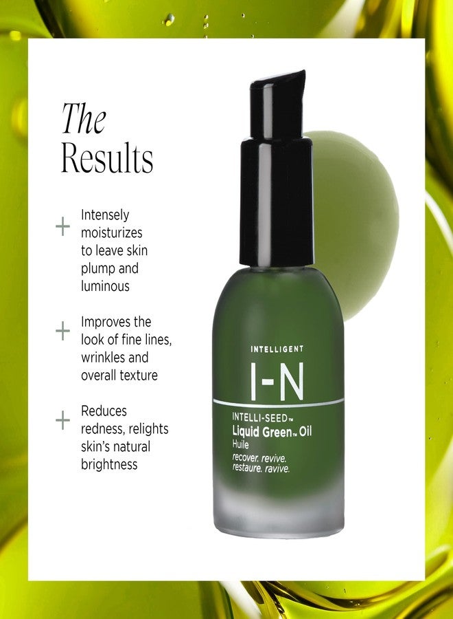 Intelligent Nutrients Liquid Green Oil, Organic Face Oil for Radiant Skin, Lightweight Hydrating Treatment, Vegan, 1 Oz - Image 3