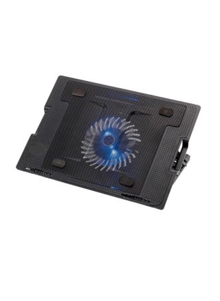 1-Fan Laptop Cooling Stand – Adjustable Height, Anti-Slip Design, Extra USB Port, Supports up to 17-Inch Devices - pzsku/ZBF1C25CD0EABBC06EF68Z/45/1747557299/ee6578fc-dc5c-480e-88bc-888d57bbcd59