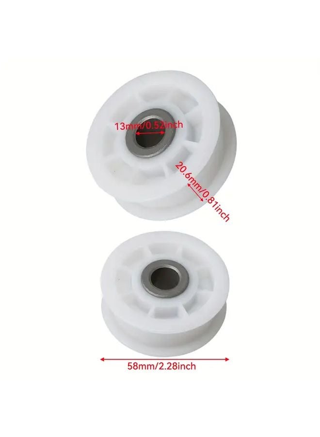 2Pcs Dryer Idler Pulley 4560EL3001A Plastic And Metal Material - Image 3
