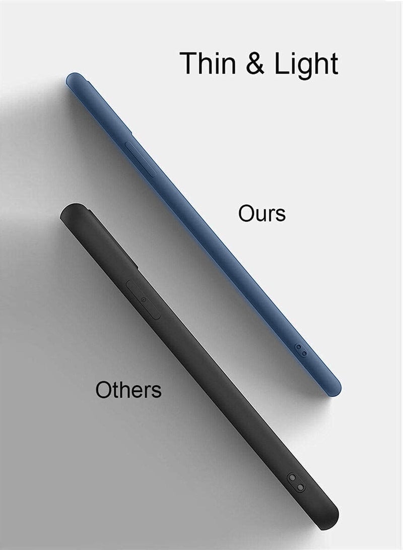 Wtech Soft Liquid Silicone Case Cover For Vivo V30 / V30 Pro 5G 2024 / Vivo S18 / S18 Pro 5G 2023 Navy Blue - Image 4