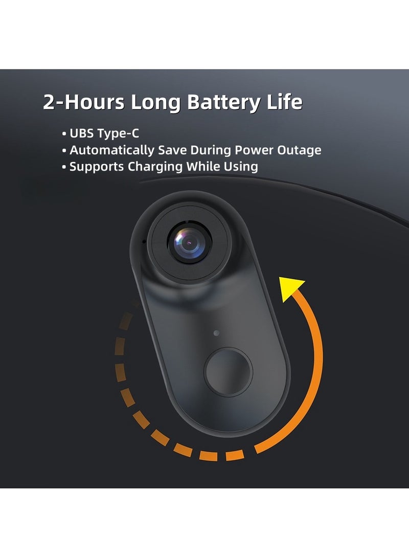 Soofam - Action Camera Mini Sports Camera with Back Clip for Sports Bicycle 1920P*1080P Black - Image 1