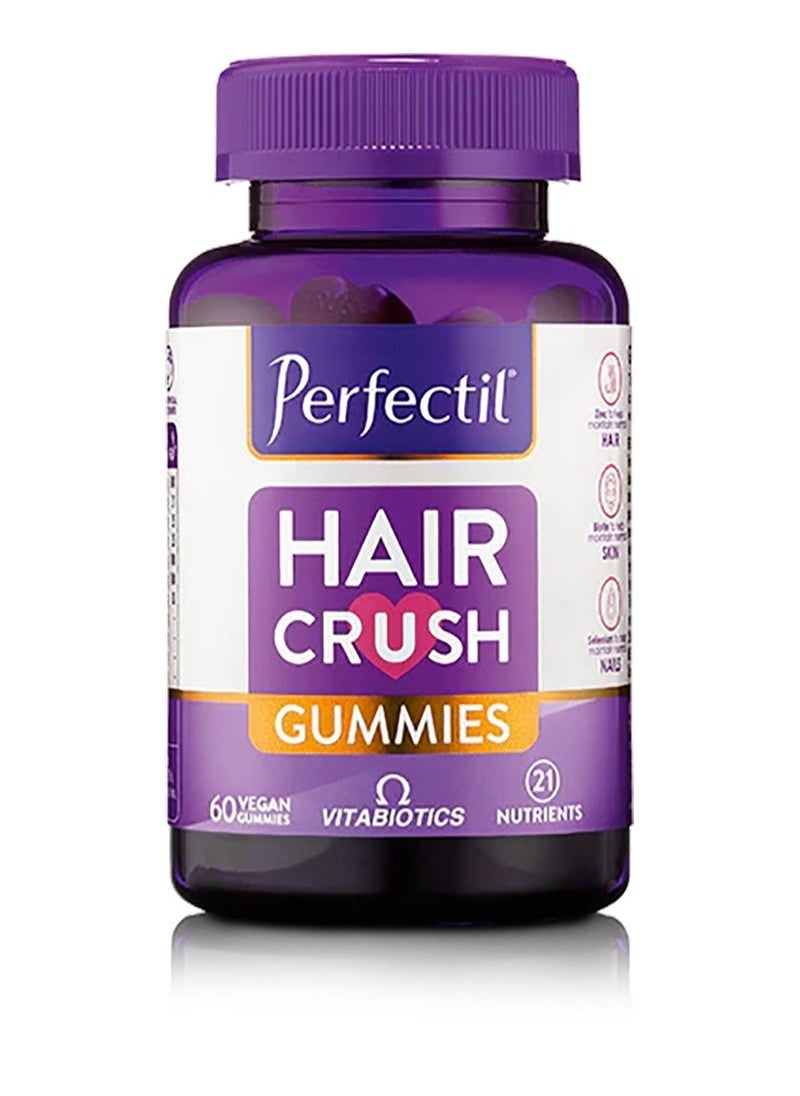 Vitabiotics Wellkid Vitabiotics, Perfectil Hair Crush, 60 Gummies 