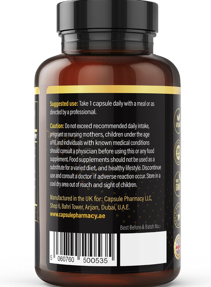 Vitapros Turmeric, Black Pepper & Ginger – High Strength Curcumin 95% with Piperine – Enhanced Absorption – Vegan, Kosher & Allergen-Free - Image 2