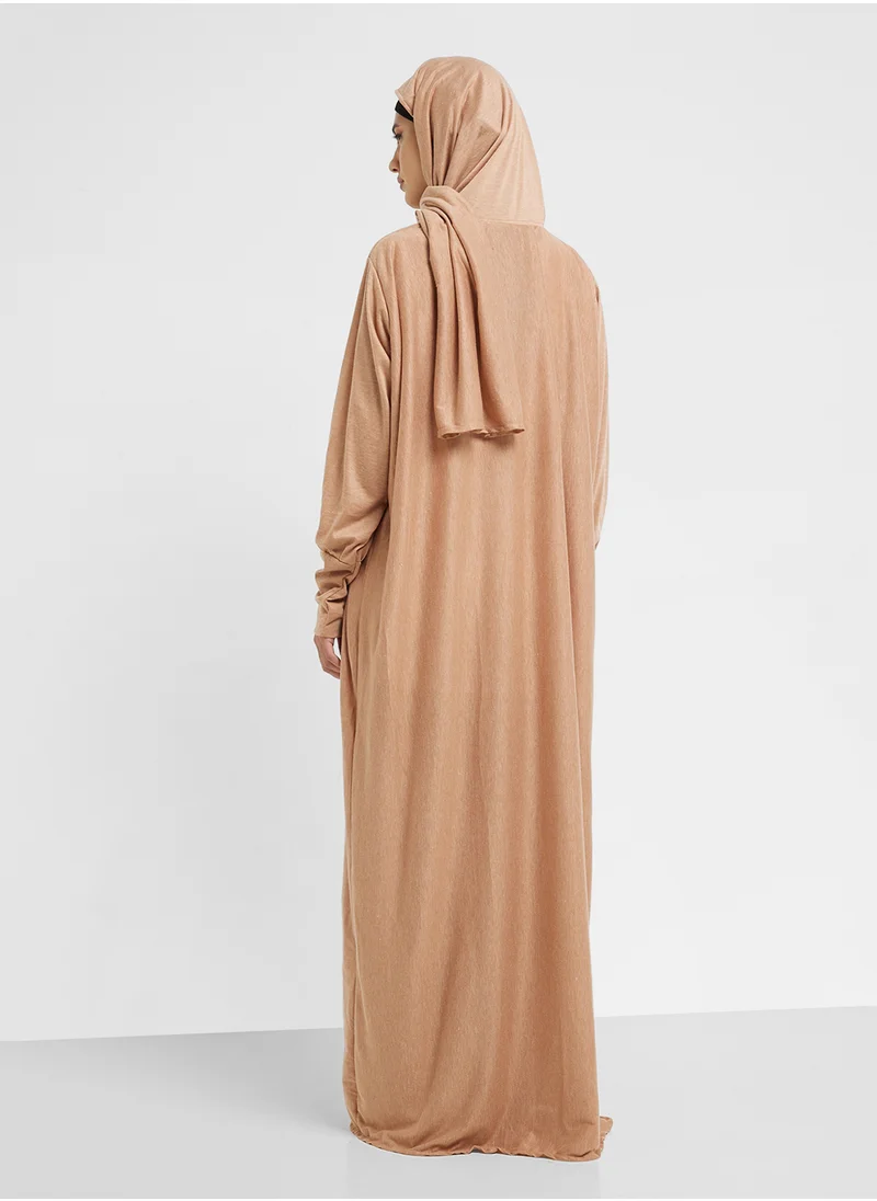 هيا كلوزيت Straight Sleeve Hooded Prayer Clothe