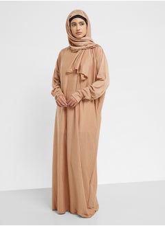 hayas closet Straight Sleeve Hooded Prayer Clothe  - Image 1