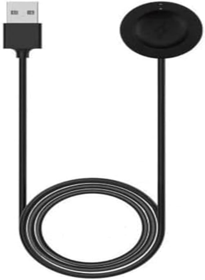 Next Store Replacement USB Cable Charger Compatible with Fossil Gen 5 Carly & Julina & Emporio Armani Skagen Falster 2 USB Sport Watch (Black)