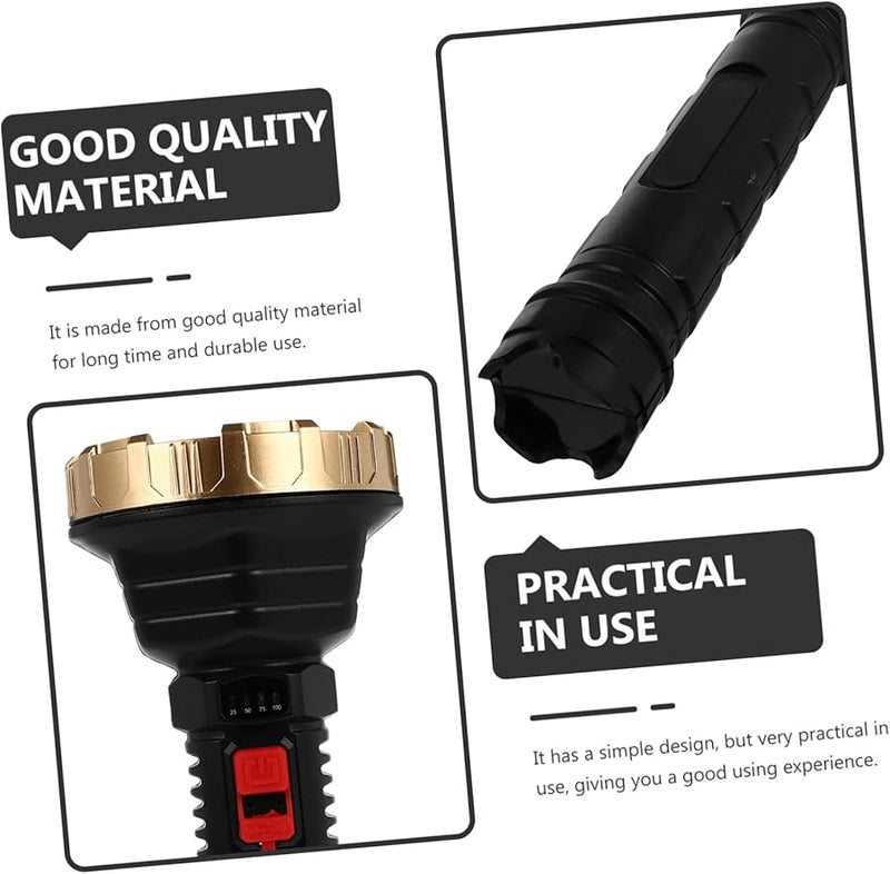 Artibetter Long Beam Rechargeable Flashlight USB C Compact Outdoor Adventure Lighting - Image 4