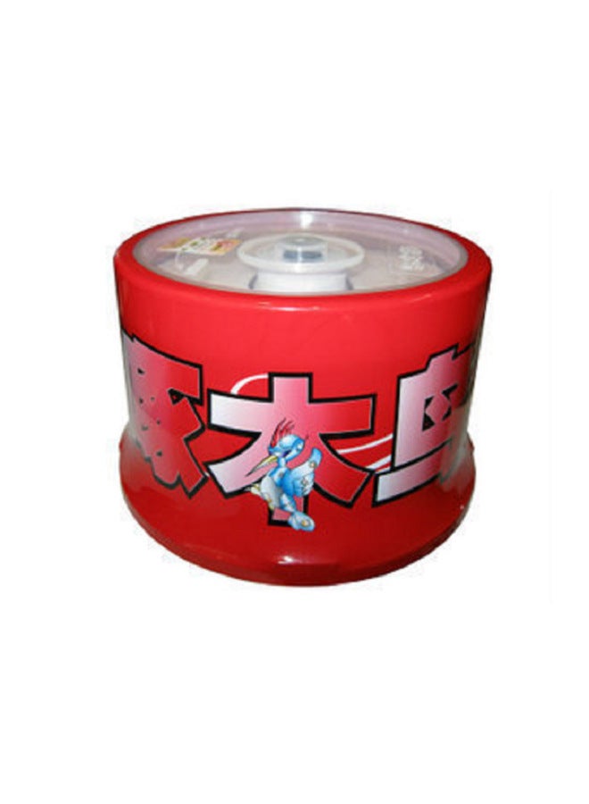 قرص تسجيل Ai Chao قرص ذكي فارغ DVD-R 16 × 50 قطعة برميل سلسلة أصلية - لون الجسم: قرص DVD-R - Image 1