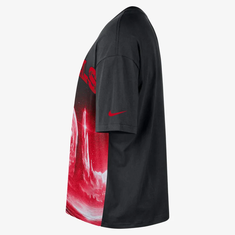 Nike Black Men's NBA Chicago Bulls Courtside T-Shirt for Men | Best Price UAE