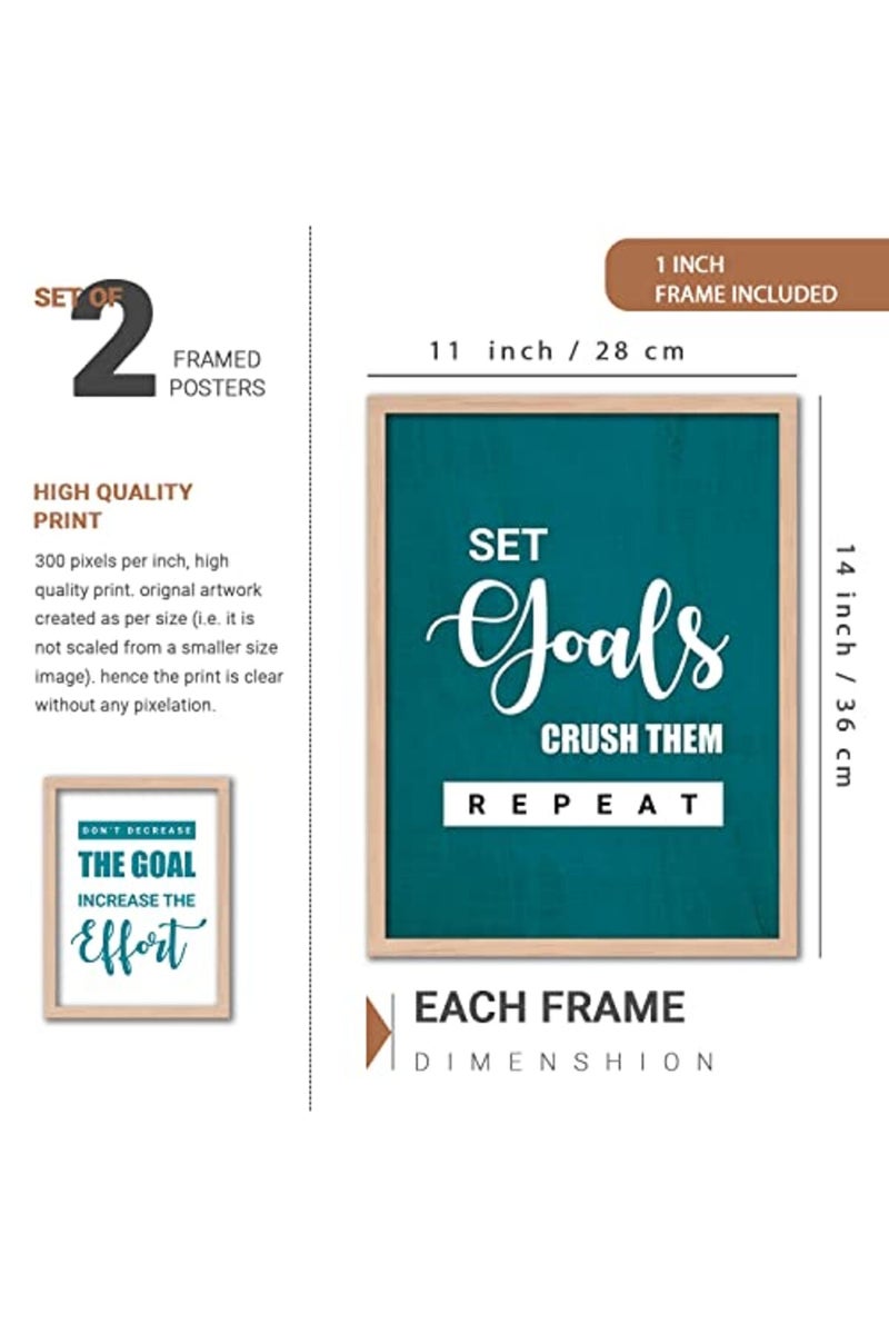Relanta Motivational Quotes Framed Posters Set - Image 2