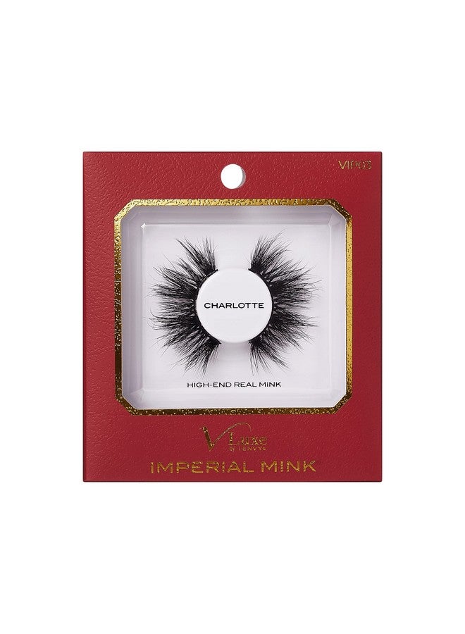 iEnvy Vluxe False Lashes, Imperial Mink Highend Eyelashes, Handcrafted Dramatic Natural Lashes, Wispy Fluffy Volume Extension Eyelashes (Charlotte) - Image 2