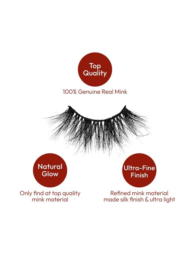 iEnvy Vluxe False Lashes, Imperial Mink Highend Eyelashes, Handcrafted Dramatic Natural Lashes, Wispy Fluffy Volume Extension Eyelashes (Charlotte) - Image 4