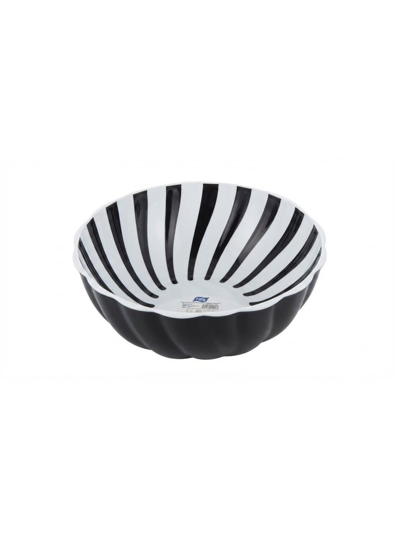 Titiz Elegant Salad Bowl by Titiz - Modern Striped Design, 3.5L Capacity - Image 3
