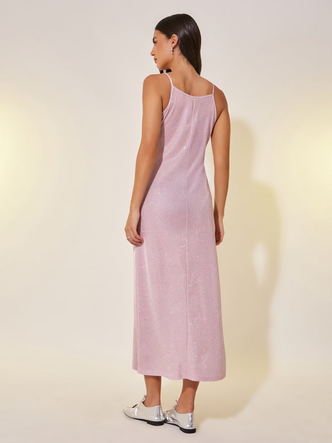 تايك تو فستان لامع بنقشة الزهور - Image 5