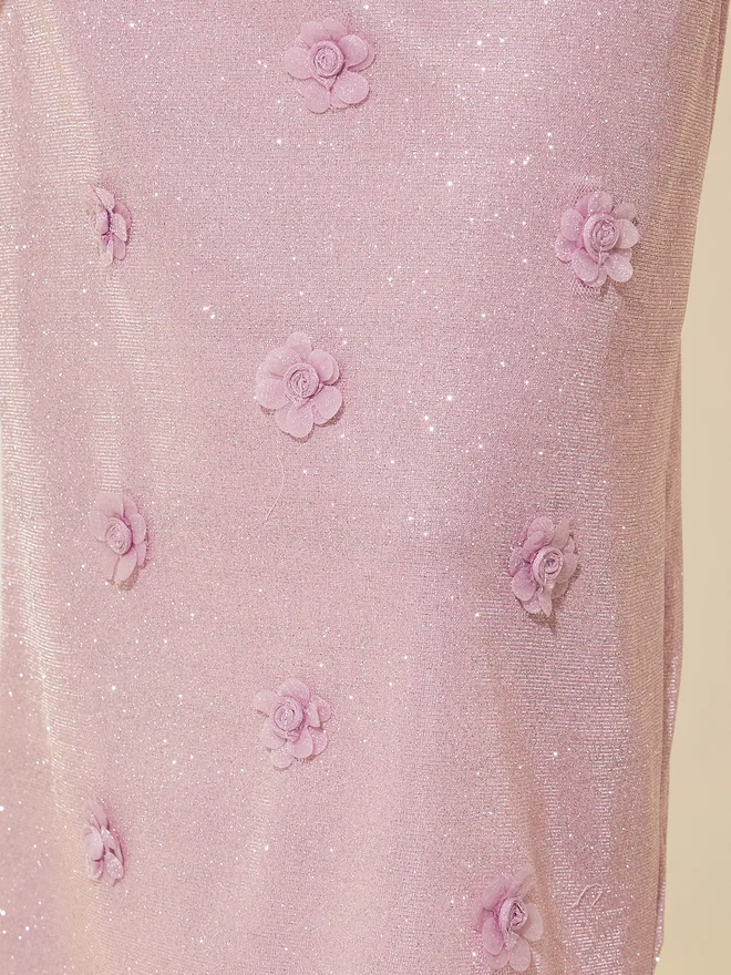 Take Two Floral Shimmer Dress