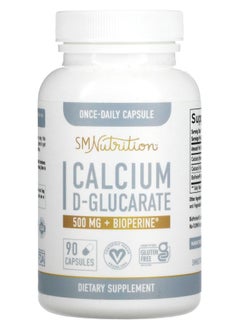 SMNutrition Calcium D-Glucarate + BioPerine 500 mg 90 Capsules 