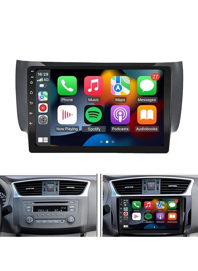 Advanced Android Radio for NISSAN SENTRA 2008-2023 – 2Year Warranty  2GB RAM, 32GB Storage, Apple CarPlay & Android Auto, Free Night Vision Camera & Navigation