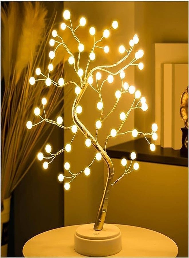 DesiDiya® Decorative LED Moti Tree Lamp Tabletop - Fairy Lights Spirit Tree, Bonsai Tree Light - Room, Wedding, Bedroom Decoration, Gifts - 36 LED Pearl Lights - Image 5