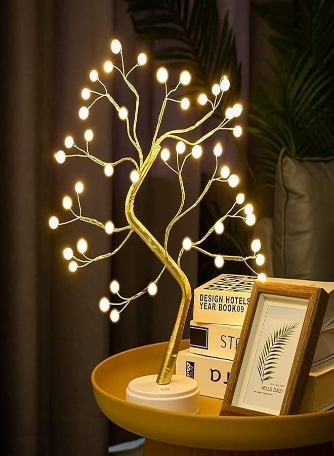 DesiDiya® Decorative LED Moti Tree Lamp Tabletop - Fairy Lights Spirit Tree, Bonsai Tree Light - Room, Wedding, Bedroom Decoration, Gifts - 36 LED Pearl Lights - Image 1