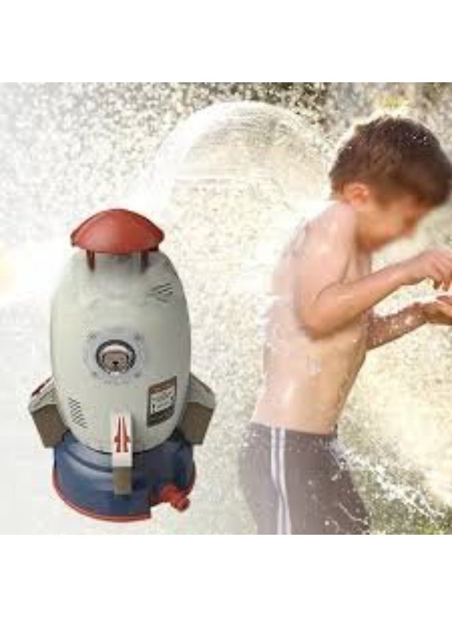Outdoor Water Sprinkler for Kids | Water Rocket Toys, Rocket Sprinkler Summer Toy - Image 3