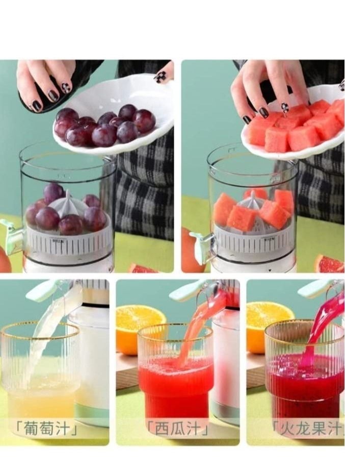 Citrus Juicer Machines Fruit Electric Orange Juicer Squeezer USB Rechargeable Easy Press Lemon Lime Orange Grapefruit Juice Squeezer Easy to Clean fruit juicer  - Image 1