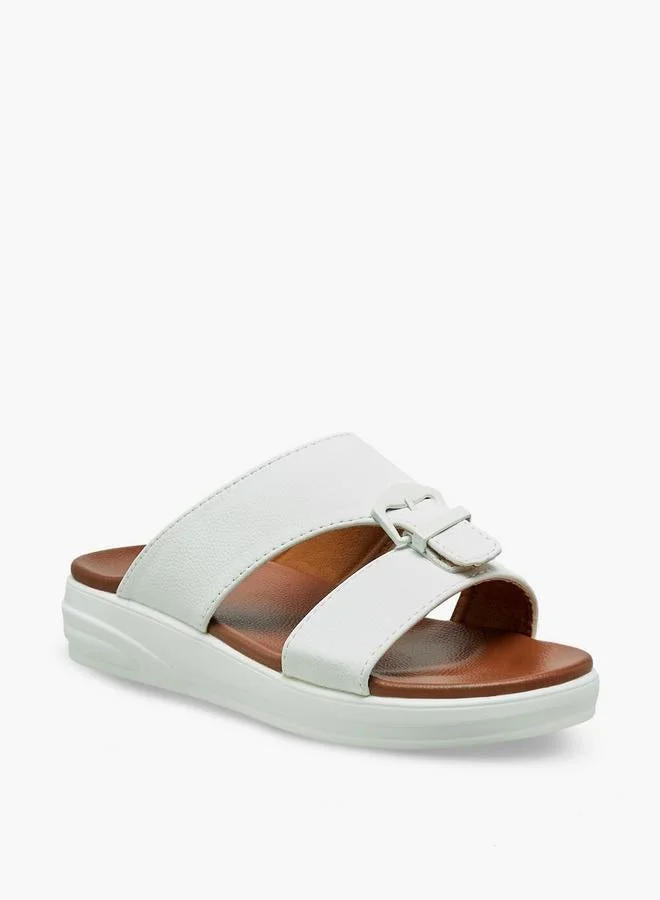 ال بي ال من شو اكسبرس Boys Buckle Accent Arabic Sandals