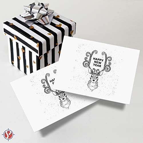S Superfine Printing 8.5 x 11" White Silk Matte Card Stock – Extra Thick Heavy 130lb Cover (350gsm) Cardstock – Great for Invitations, Greeting Cards, Scrapbooking, Crafts – 50 Sheets per Pack (Not for Inkjet Printer) - Image 4