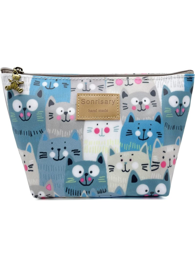 HUNGER - The Cat Is Watching You Makeup Cosmetic Bag Carry Case, 14 Patterns (P11417020) - Image 1
