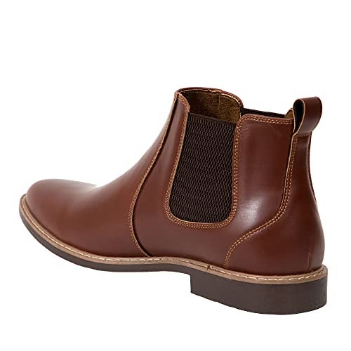 Deer Stags Men's Router Dress Comfort Chelsea Boot, Redwood, 14 Wide - Image 2