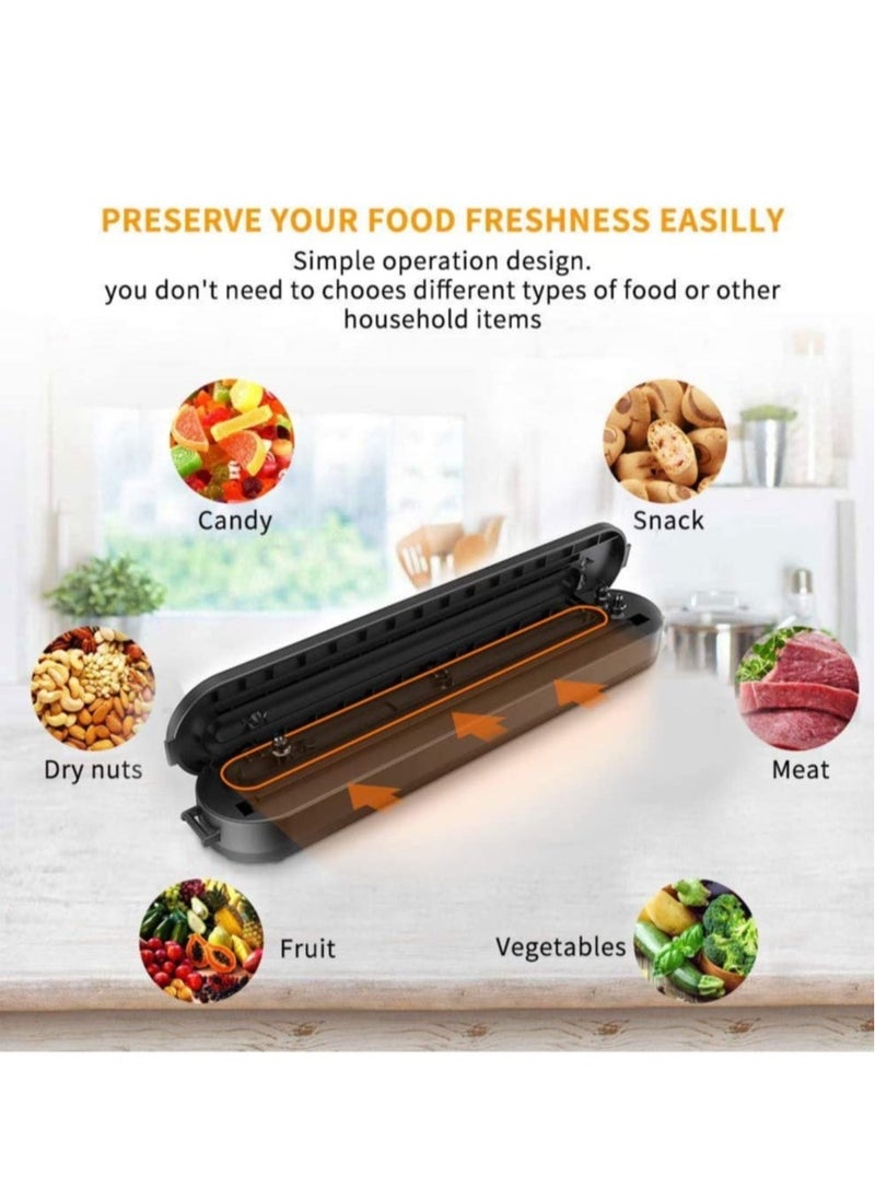 Raxoom Vacuum Sealer Machine, Compact Automatic Air Sealing System for Food Storage and Food Preservation (with 15 Sealed Bags) - Image 4
