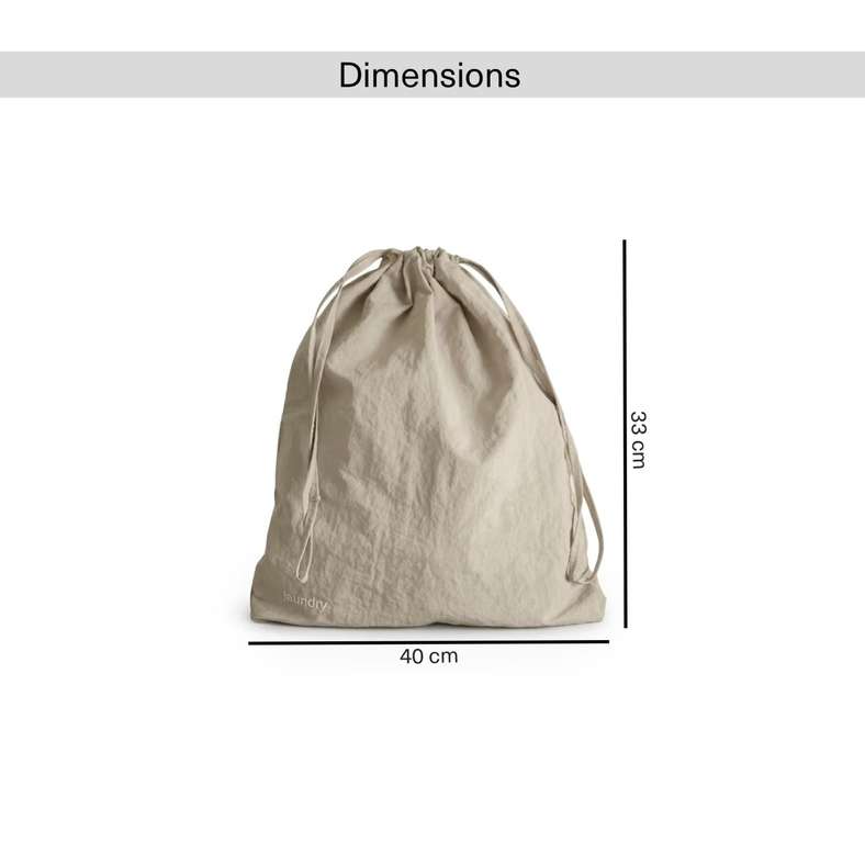 Pan Home Naya Laundry Pouch with Drawstring 33x40cm - Wheat - 261PSF9900141 - Image 5
