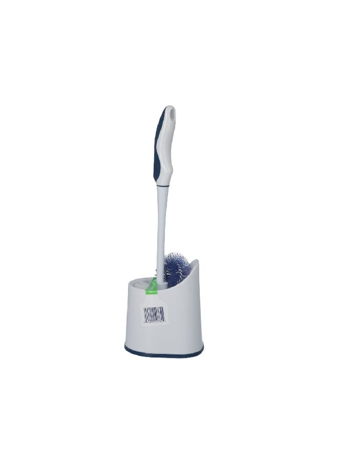 Scotch  Toilet Bowl and Rim Brush Set White and Blue 39.37 x 11.176 x 12.954 cm HK200002168  - Image 5