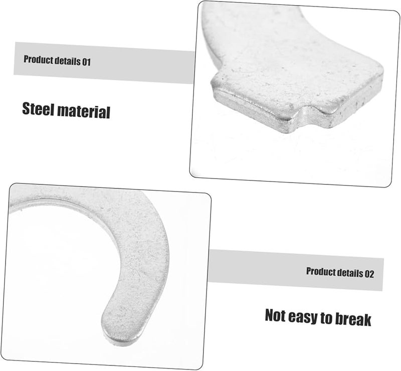 Heavy Duty Scaffold Step Hooks 2 Pack Steel Construction Plank Bracket Accessories - Image 4